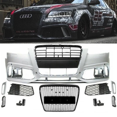Sport Umbau Stoßstange vorne + Wabengrill passt für Audi A6 4F bj 04-11 kein RS6 - Bild 1 von 4