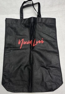 Vintage Yuen Lui Photography Seattle LOGO-Red LARGE Black TOTE BAG VGUC 20”X16 E - Picture 1 of 7