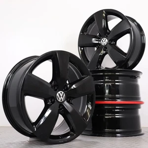 Llantas de aluminio 19 pulgadas VW T5 T6 T6.1 llantas originales Aragonit 8x19 ET43 negro brillante - Imagen 1 de 5