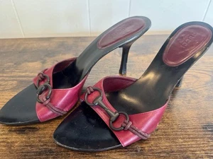 Gucci - Classic Horsebit Slip On Heel - Picture 1 of 5