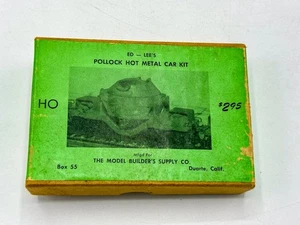 Vintage Ed Lee's Pollock Hot Metal Car Kit HO Box 55 - READ - Picture 1 of 5