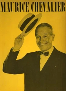 Maurice Chevalier Souvenir Program Late 1960's US Tour - Picture 1 of 1
