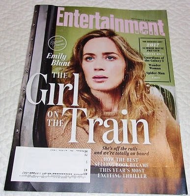 Girl on the Train Entertainment Weekly Sep 2016 Emily Blunt Fassbender Vikander - Image 1 of 2