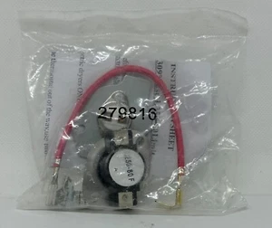 279816 DRYER THERMOSTAT REPLACEMENT KIT FOR WHIRLPOOL & KENMORE DRYERS NEW - Picture 1 of 9