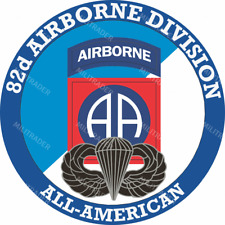 US Army 82nd Airborne Division Self-adhesive Vinyl Decal
