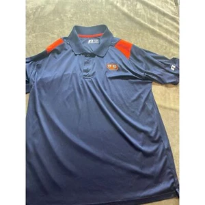 Auburn Tigers Poloshirt Herren XL blau und orange Russel Athletic - Bild 1 von 6