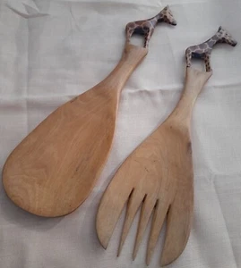 south african food wooden serving spoon set braai boerwors vleis biltong - Picture 1 of 1