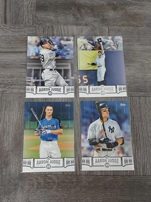 AARON JUDGE 2018 TOPPS ASSORTED 2ND YEAR CARDS. YANKEES. CARD AJ 8,10,15 AND 26. - Image 1 of 2
