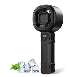 Portable Handheld Fan Personal Mini Fan with Digital Display 3 Wind Speeds 30... - Picture 1 of 7
