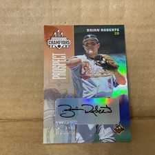 2003 Donruss Champions Autographs #30 Brian Roberts Rc Auto /500