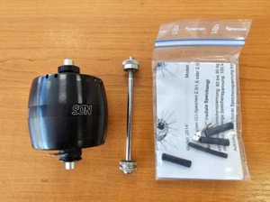 SON XS for Brompton Dynamo Front Hub - Semi Radial - Black - 20 Hole - Picture 1 of 6