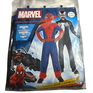 Marvel Spider-Man/Venom Padded Jumpsuit Costume Cosplay Child SMALL 4-6 - Picture 1 of 4