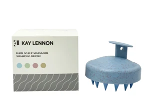 KAY LENNON Haar Kopfhaut Massagegerät Shampoo Pinsel aus Weizenstroh & Silikon. - Bild 1 von 6