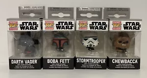 Star Wars Funko Pocket Pop Vinyl Keychain (set of 4) - Picture 1 of 1