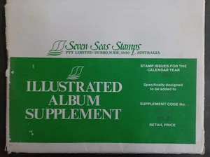 1985 Seven Seas Album Supplement for Territories Standard Code 04-1874 STS 85 - Picture 1 of 5