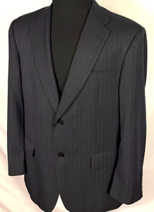 Traje Blazer Chaqueta A Rayas Haggar Para Hombre Talla 44 R Calidad Premium - Imagen 1 de 9