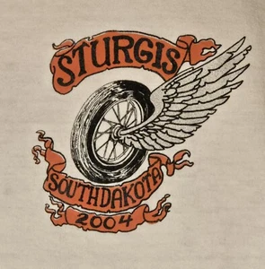 Sturgis South Dakota 2004 White Tank Top Shirt Motorcycle XL Harley Davidson - Picture 1 of 6