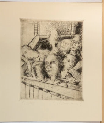 Claus Weidensdorfer: Radierung handsign. 76/100 Ex.  - Bild 1 von 4