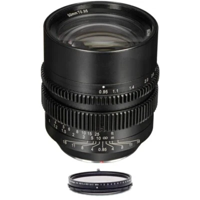 SLR Magic HyperPrime Bundle 50mm T0.95 Lens & 62mm variable ND (II) MFT Mount - Image 1 of 4
