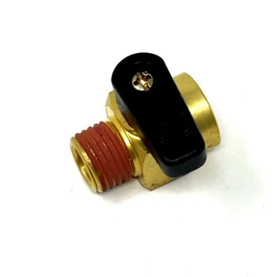 1/4'' MINI BRASS BALL VALVE AIR COMPRESSOR TANK DRAIN COX VALVE 1'' LONG