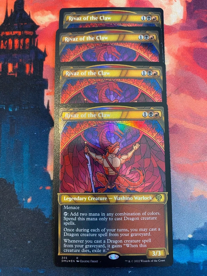 MTG Dominaria United Rivaz of the Claw Textured Foil x 4 - Image 1 of 1