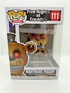 Funko Pop Vinyl Nightmare Freddy 111 Five Nights At Freddys Figure FNAF NEW UK