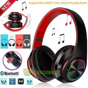 Bluetooth Wireless Kopfhörer Over Ear Headset Noise Cancelling mit Mikrofon - Bild 1 von 16