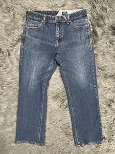 Volcom Kinkade Jeans Mens 32x20 Blue Regular Straight Leg Denim - Picture 1 of 9