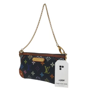 Authentic Louis Vuitton Milla MM Multicolor Noir M60097 Guaranteed Daily CLA310 - Picture 1 of 12