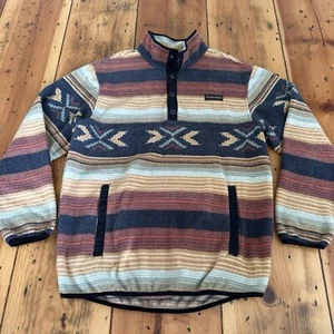 Cinch Herren kleiner 1/4 Druckknopf Pullover Sweater Taschen Azteken Ureinwohner Navajo Südwesten - Bild 1 von 11