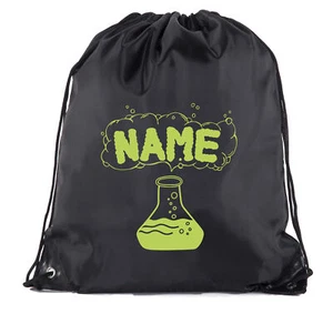Pozione Personalizzata Nome Cinch Bags, Halloween Treats Bag, Halloween Custom Cinch Bags - Foto 1 di 6