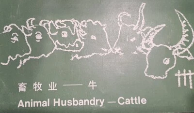 China 1981 Cattle Breeds T63. Sc#1679-84, 6 Stamps on Folder Booklet FDC - Image 1 of 4