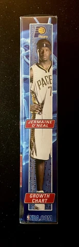 2005 JERMAINE O’NEAL NBA Measure Up Life-Size Growth Chart Palace Malice RARE! Cover