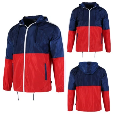 Men's Lightweight Summer and Spring Coat Windbreaker Zip Up Outwear Sport Jacket - Imagem 1 de 4