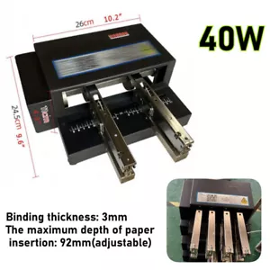 2/3/4 Head Electric Stapler Automatic Card Binding Machine Commercial Binder New - Picture 1 of 18