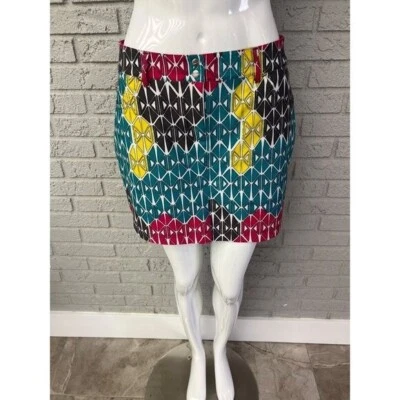 Falda corta de golf Slazenger para mujer con patrón geométrico multicolor talla 2 Foto 1 de 4