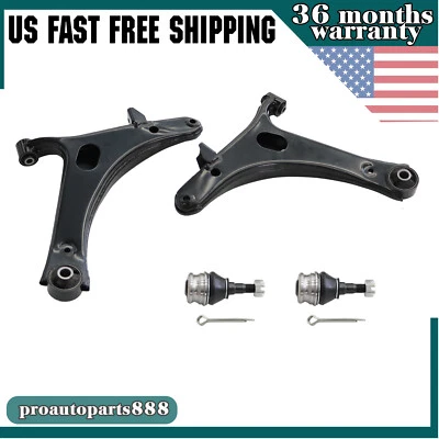 Pair Front Lower Control Arms Left and Right Side For 2008-2011 Subaru Impreza - Image 1 of 4