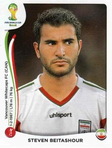 Panini Sticker Fußball WM 2014 Nr. 462X Steven Beitashour Iran Bild NEU Worldcup - Bild 1 von 1