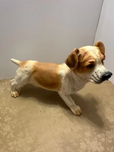 Realistischer Jack Russell Terrier Welpe Hund schwere Harz Skulptur/Statue - Bild 1 von 18