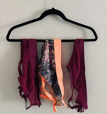 Paquete de 3 Bralette Marca Paeade Malla Soporte de Luz Bralettes XL/L Foto 1 de 4