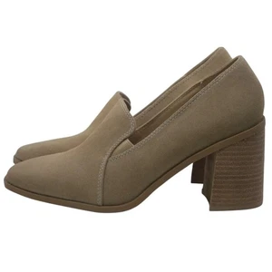 Zapatos de gamuza Joie Wevenly para mujer tacón alto cuero tostado talla 7,5 nuevos sin caja - Imagen 1 de 6