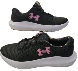Neu Under Armour 11 Charged Surge Damen-Sportschuhe schwarz pink Laufen - Bild 1 von 10