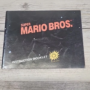Super Mario Bros Nes Early Print Manuale solo 1985 libretto istruzioni autentico - Foto 1 di 3