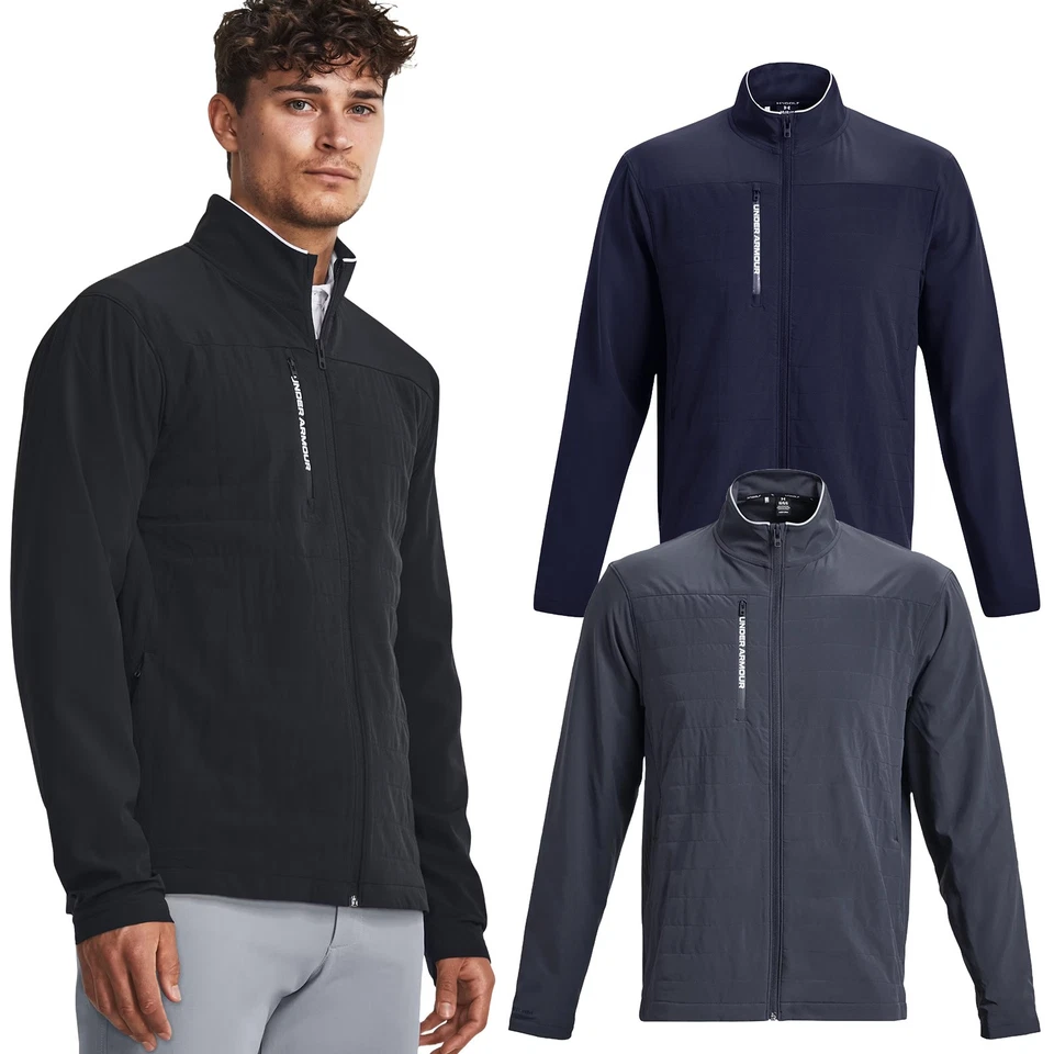 Under Armour Mens Storm Revo Jacket Stretch Water Resistant Full Zip UA Golf - Image 1 of 1