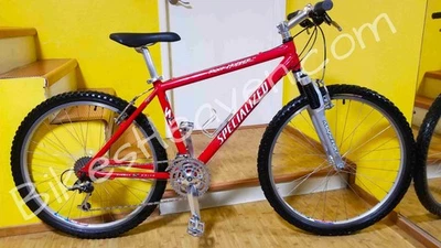 1998 Specialized Rockhopper A1 FS 17" mountain bike in 'Team Red' - Image 1 of 4