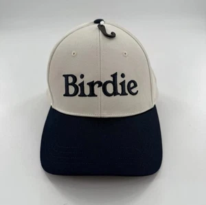 Lululemon Hat Cap Strap Back Small Medium White Navy Birdie Golf Embroidered - Picture 1 of 7