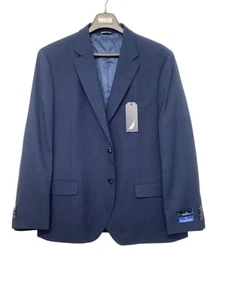 Nautica Mens Modern fit Suit Jacket Blazer 44 S Blue Solid Stretch - Picture 1 of 2