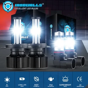 For Toyota Prius 2004-2009 6-Sides 6000K LED Headlight Hi-Lo Beam Fog Light Bulb - Picture 1 of 15