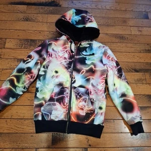 Burton x Chuck Anderson No Pattern Camo Snowboarding Hoodie Gr. S selten mehrfarbig - Bild 1 von 11