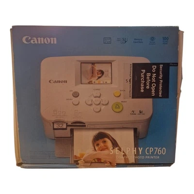 Canon Selphy CP760 Compact Photo Printer with Accessories - Excellent Condition - Image 1 of 4